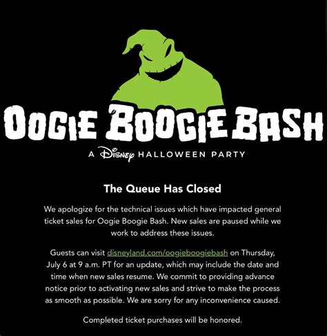 Disneyland announces new general sale ticket date for Oogie Boogie Bash